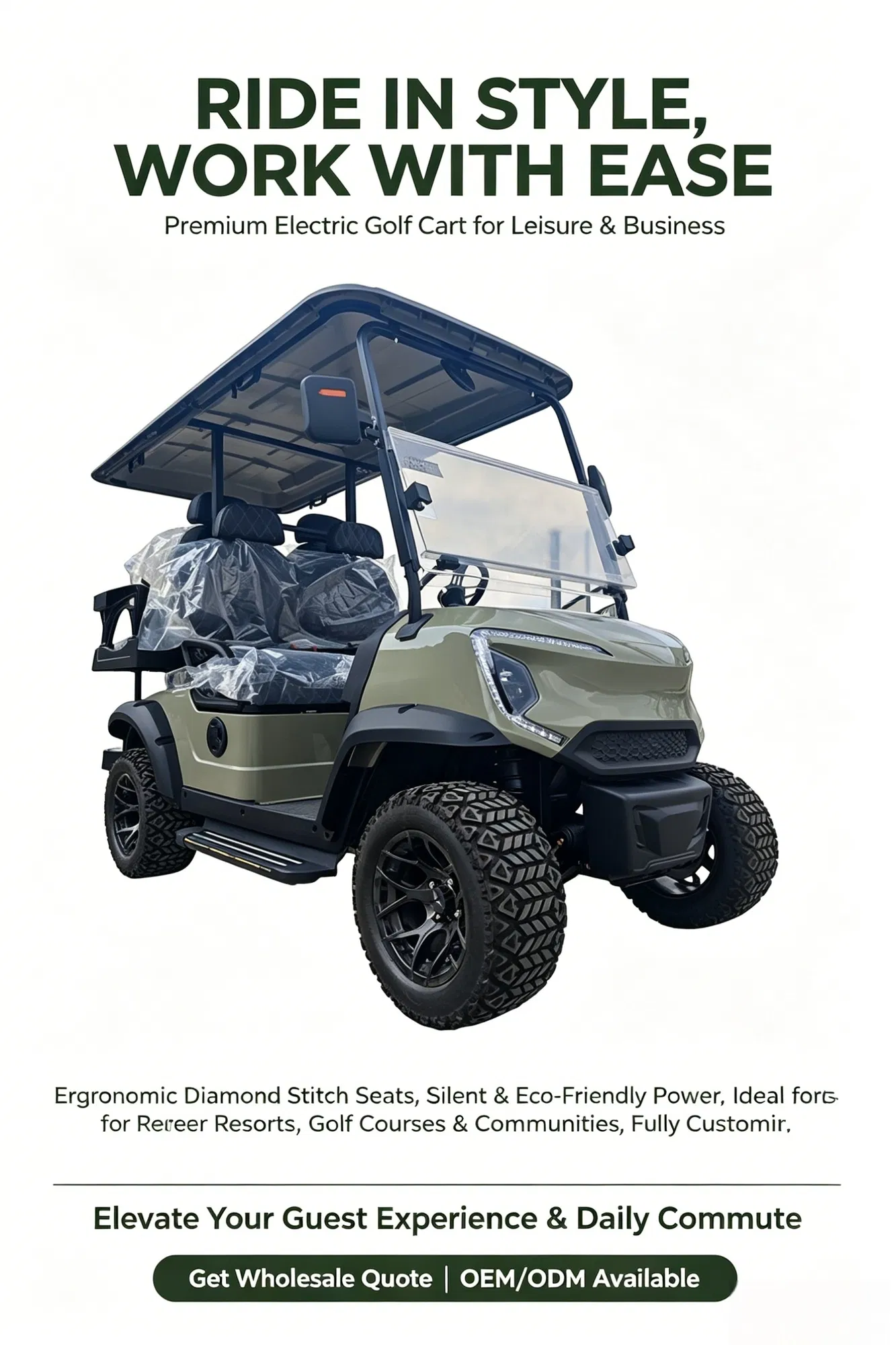 Acessórios Inteligentes para Carrinhos de Golfe para Golfistas Modernos