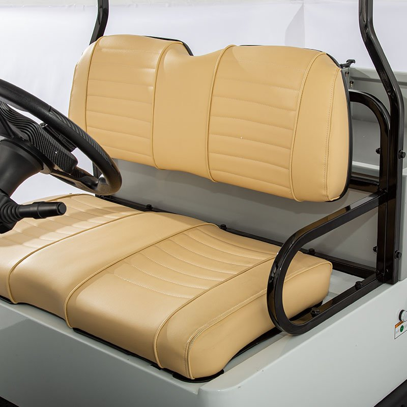 Veículo elétrico utilitário para campo de golfe com caixa de carga de alumínio