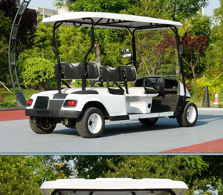 Detalhe do Carrinho de Golfe