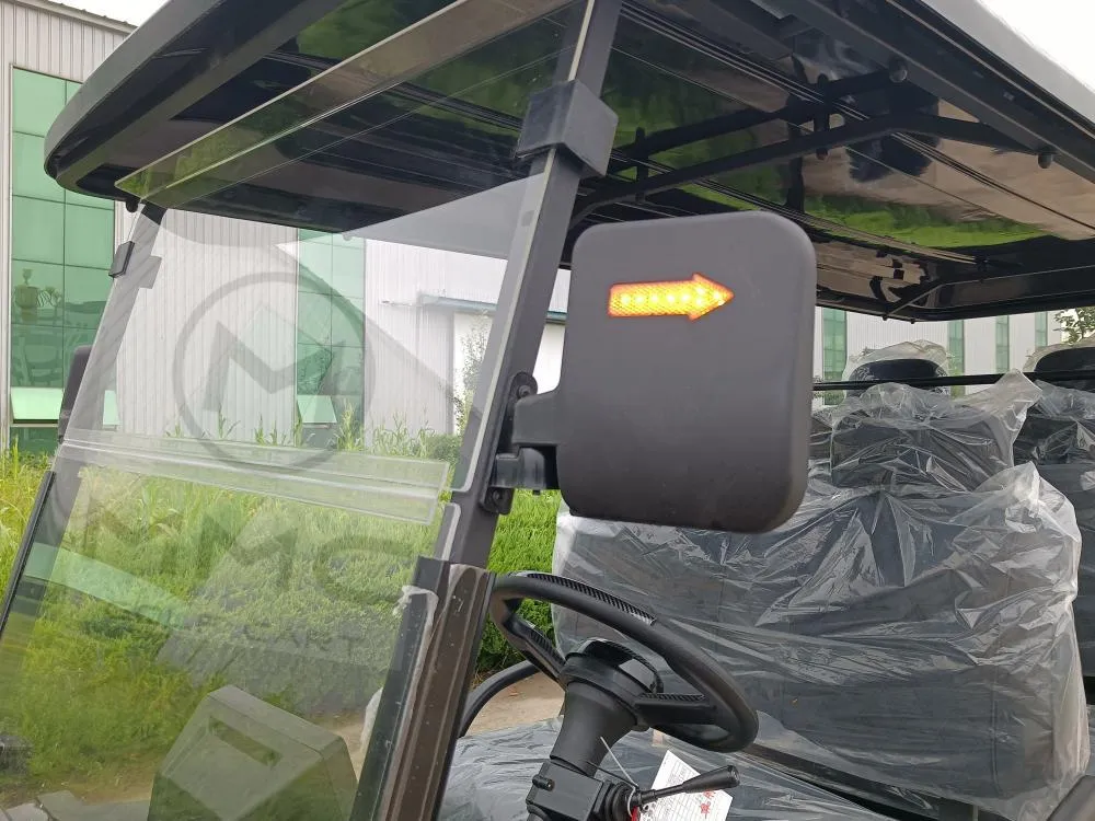 Carrinho de Golfe Elétrico Club Car com Quatro Rodas Levantadas para Caça Off Road com Bateria de Lítio 4 Lugares