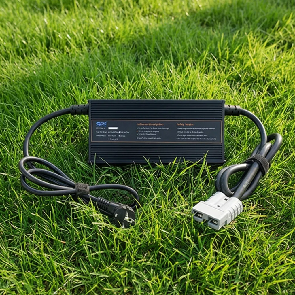 Carregador à Prova d'Água de Alta Potência 1200W IP34 para Carrinhos de Golfe, Triciclos Elétricos e Frotas de Entrega