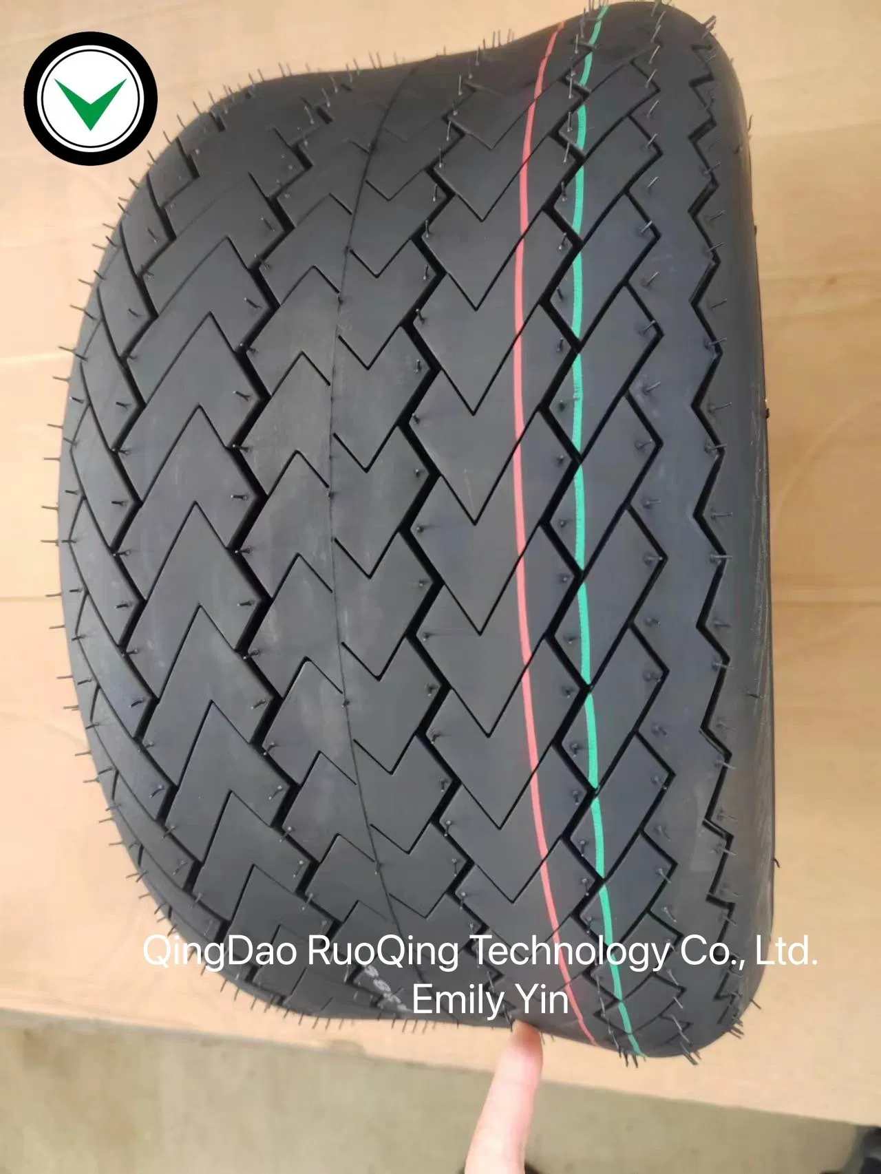 18X850-8 Pneus de Utilidade Profunda para Carrinho de Golfe com DOT/E4/ISO9001/RoHS/Reach para Carrinho de Golfe
