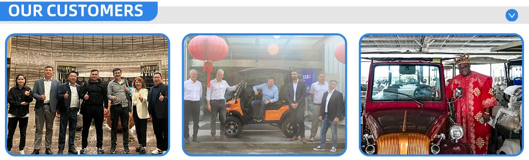 Veículo Elétrico Utilitário de Baixo Preço para Resorts, Carrinho de Golfe com Construção Robusta e Durável