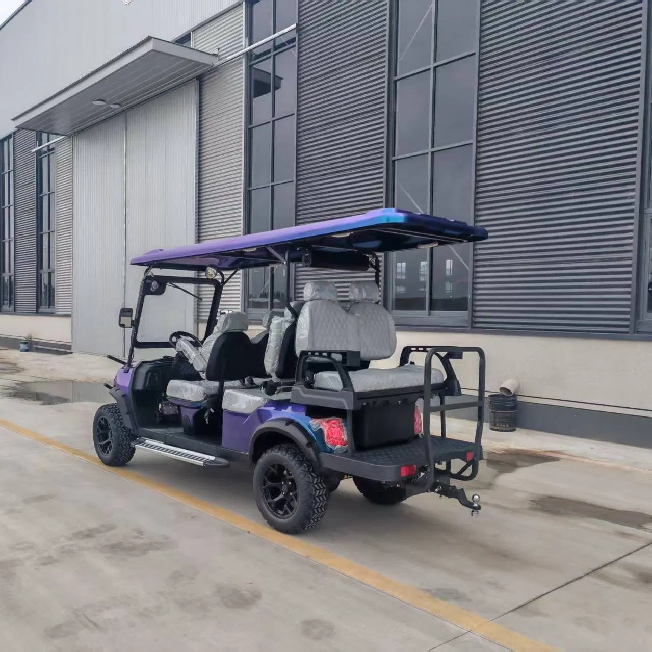 Certificado CE 4 Assento 4 Curso 300cc Motor a Gasolina Alimentado por Cart de Golfe