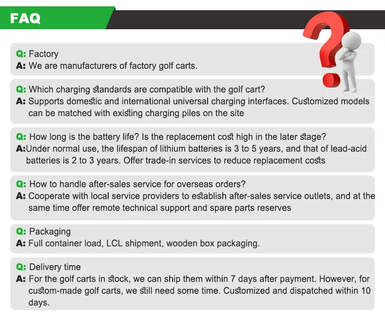 Área de inspeção final dos carrinhos de golfe elétricos