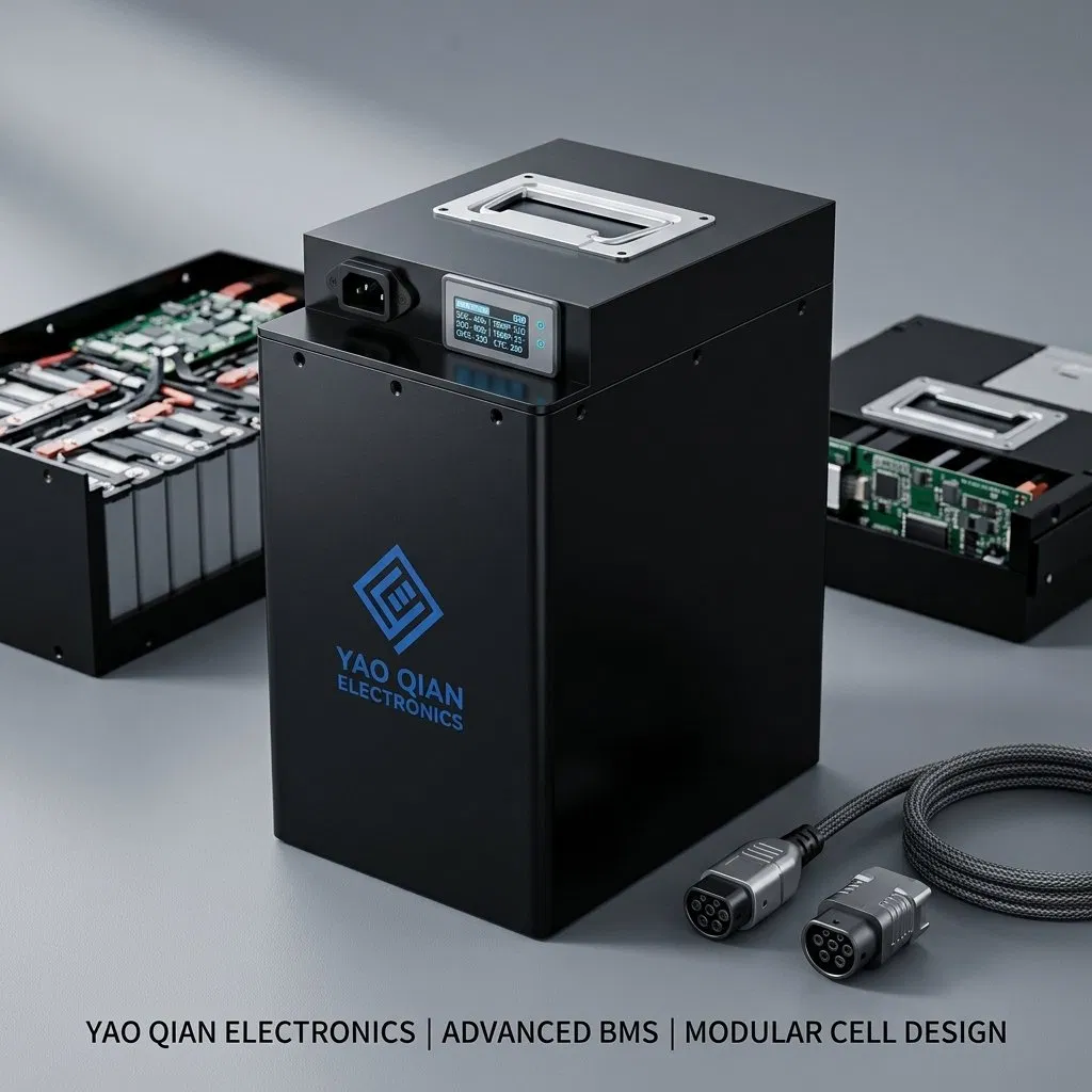 Bateria de Motocicleta Elétrica de Lítio de Alto Desempenho 73.6V 30ah LiFePO4 com BMS Inteligente para Aplicações de Scooter EV e Bicicleta Elétrica