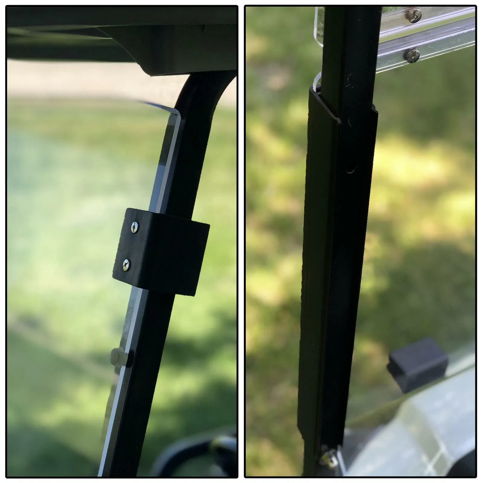 YAMAHA Drive2 (2017-Up) Para-brisa dobrável com tonalidade para carrinho de golfe