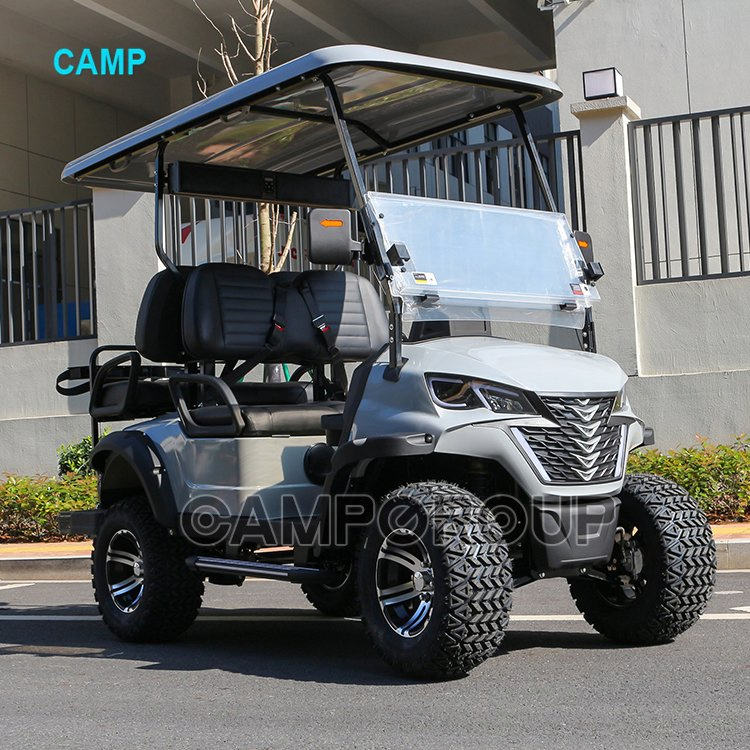 2024 Venda Quente Clubcar 4 Assento Carrinho de Golfe Fornecedor de Ouro Peças de Carrinho de Golfe Elétrico Personalizadas Grátis