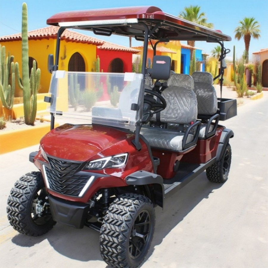 Venda por atacado 4 Carrinho de Golfe Elétrico com Tração Off-Road 6 Assento 2-Seater Carro Buggy com Acessórios para Carrinho de Golfe Preços Baixos