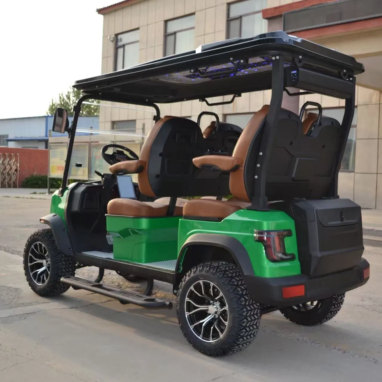 Novo Carrinho de Golfe Elétrico de Luxo 4-Seats com Design Exterior Exclusivo