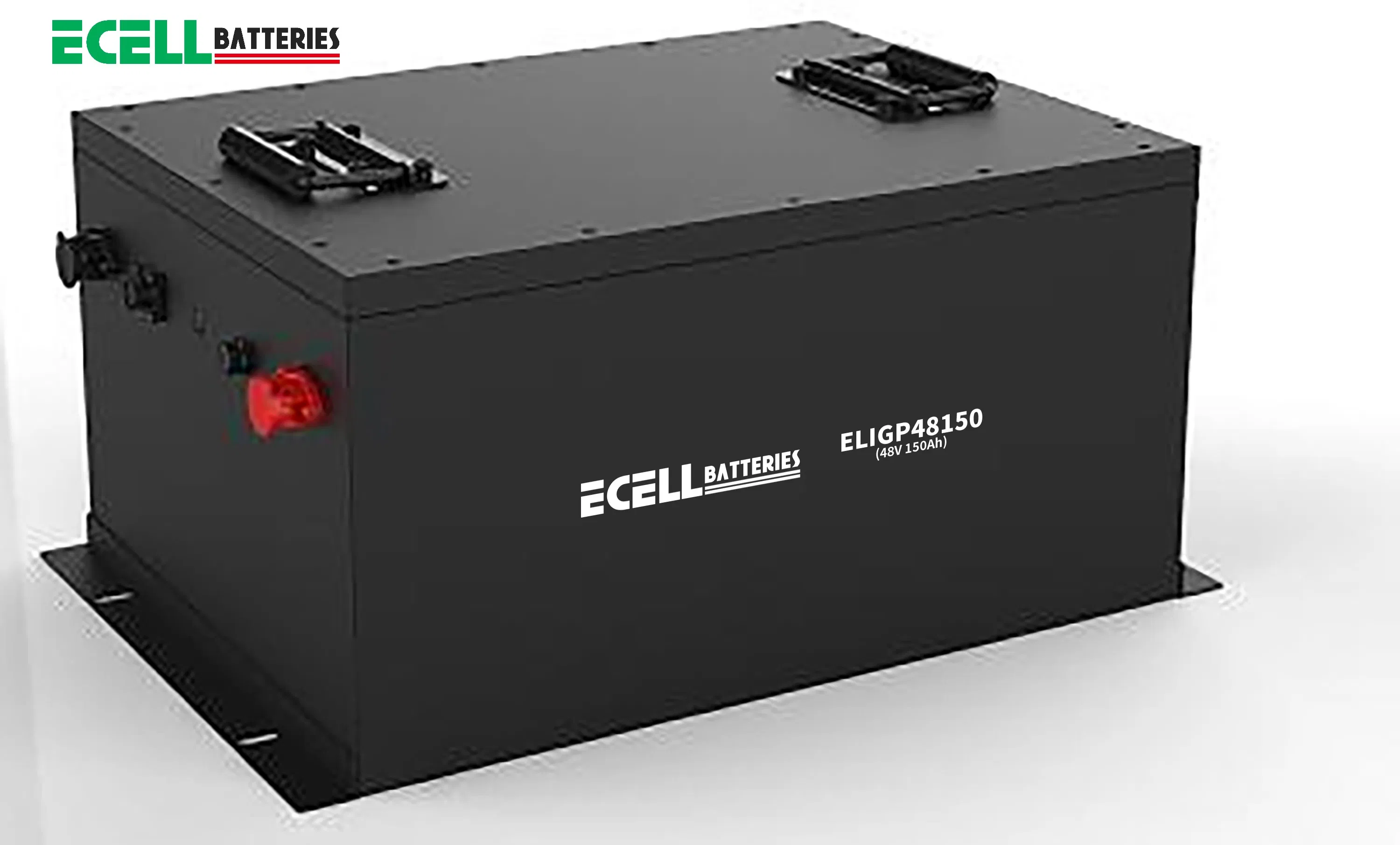 Bateria de UPS de Lítio para Carrinho de Golfe de Alta Potência 25.6V 200ah para Energia Solar LiFePO4
