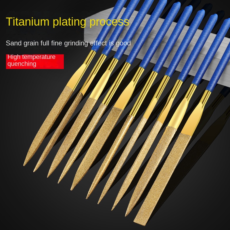 Diamond Coated Mini Hand Industrial DIY Tool Bastard Cut Professional Grinding Factory Direct Assorted Files Rasps