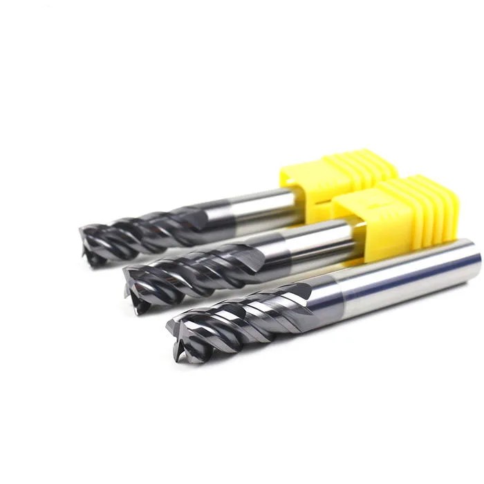 Hard Alloy Four-edge Milling Cutter. Sharp Cutting Edge, Resistant to High Temperatures and Wear. Made in China.