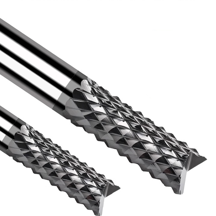 Customized Diamond Coated End Mills 1mm Carbon Fiber Cnc Cutter Diamond End Mill Cutter for Carbon Fiber