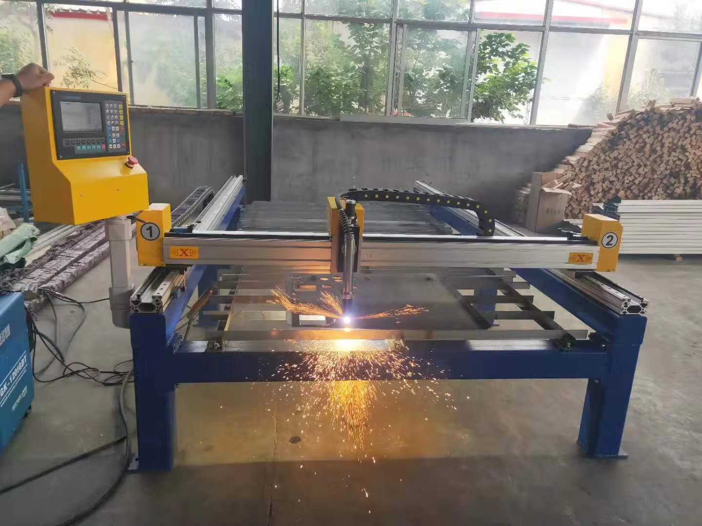Double-side Drive CNC Plasma Metal Cutting Tool, Desktop Detachable Portable Cutting Machine