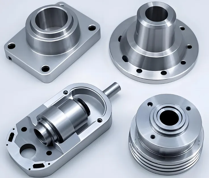 5 Axis Steel Alloy Machined Machinery Accessories for CNC Cutting