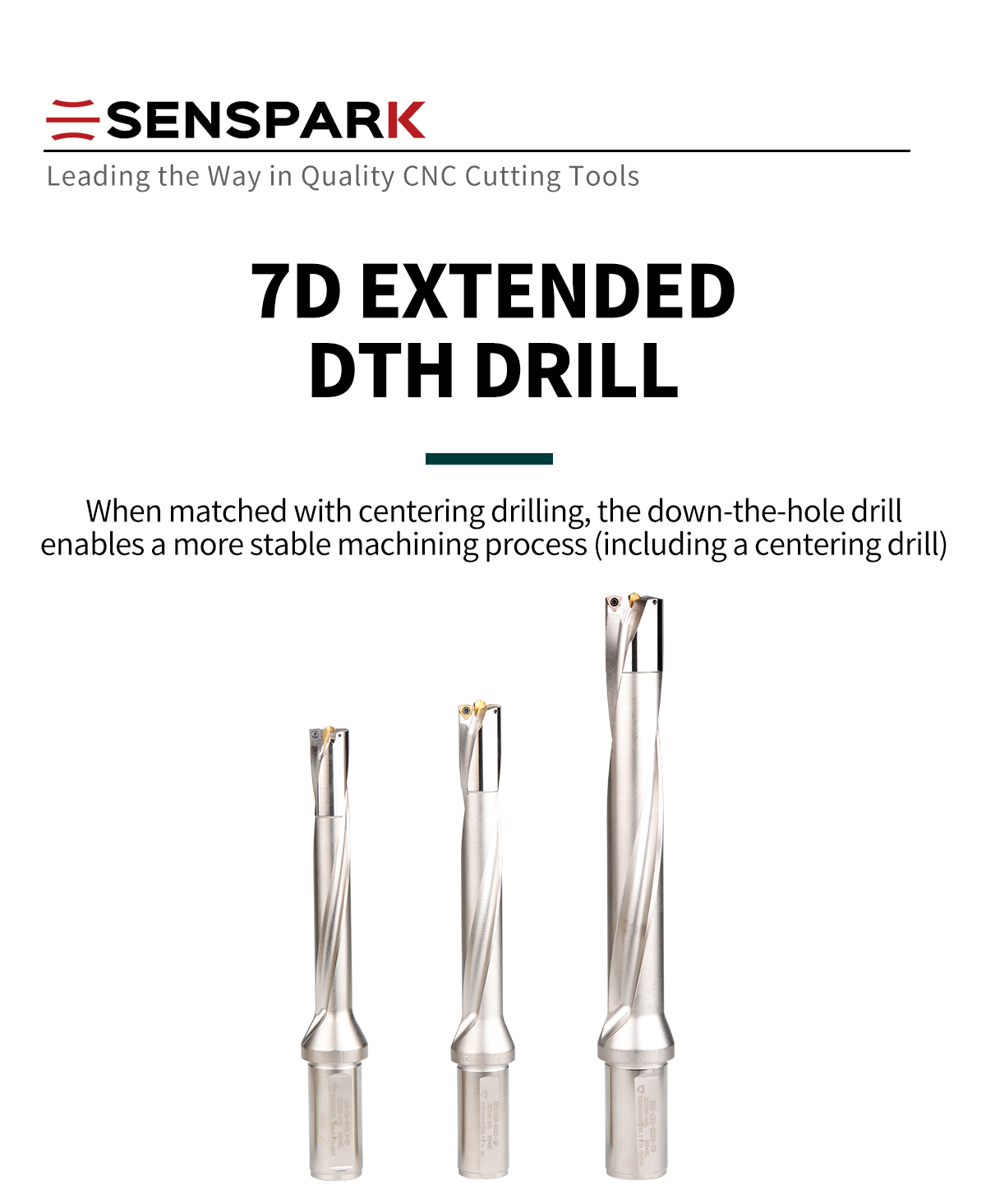 CNC 7D U drill product visual 2