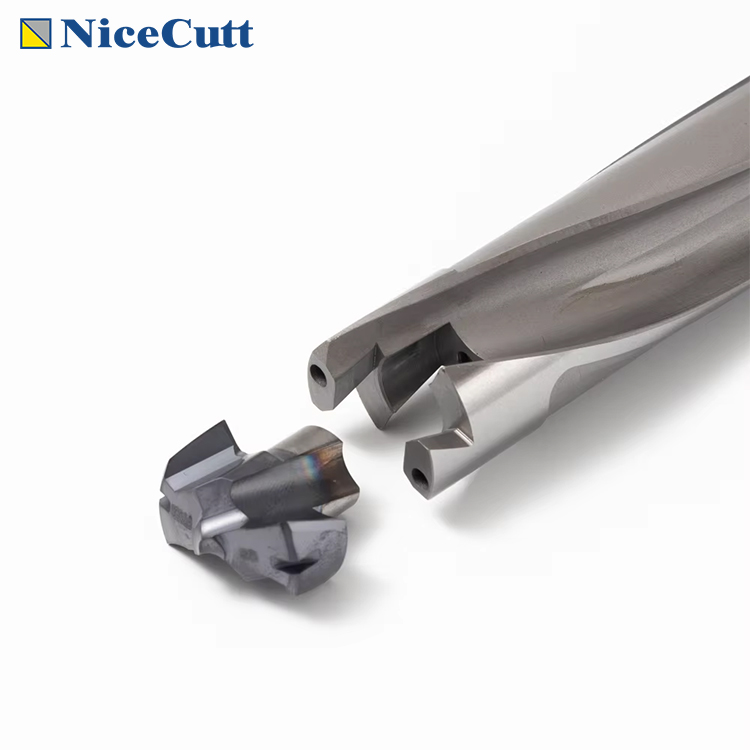 MSQD Hole Drilling Tools Deep Shovel Crown Drills With Replaceable Blade Head OEM Customizable Turning Tool