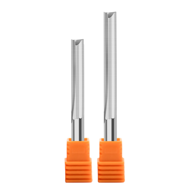 CNC Woodworking Router Bit - 3.175/4mm Double Flute Straight Groove Cutter MDF Cutting Tool