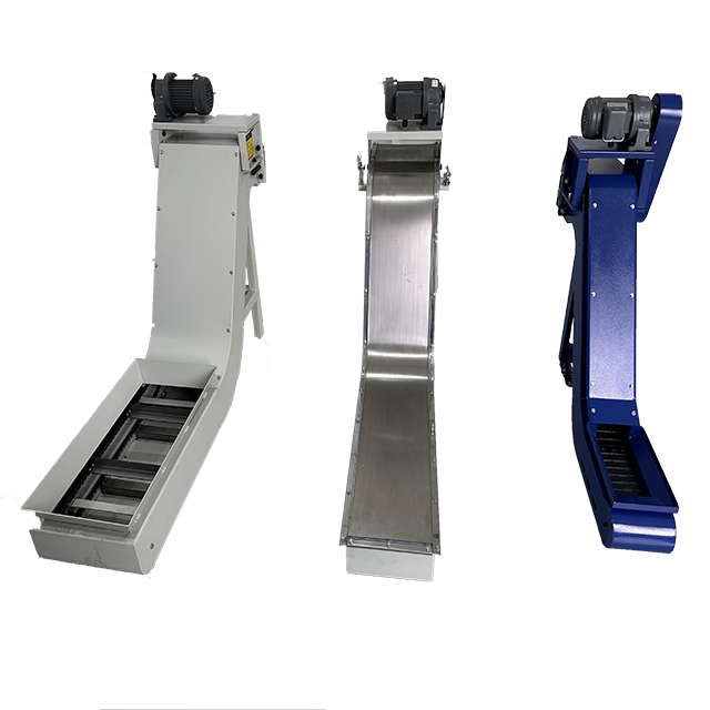 Industrial Automated Chip Conveyor System for Heavy-Duty Cutting Operations