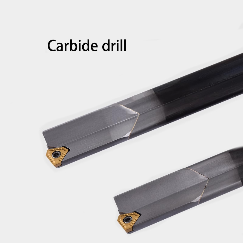 High Performance H13 Alloy Tool Steel Gun Drill Deep Hole Drill Bit Self-Centering Point High Temp AlTiN Coating for Machining