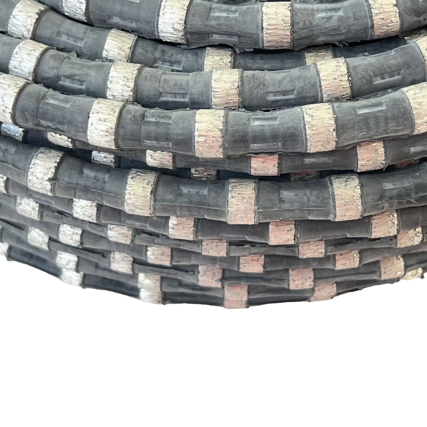 New Diamond Tools OEM Customizable Rubber Coating Diamond Wire Saw Power Tools for Stone &amp; Rock Quarry Cutting