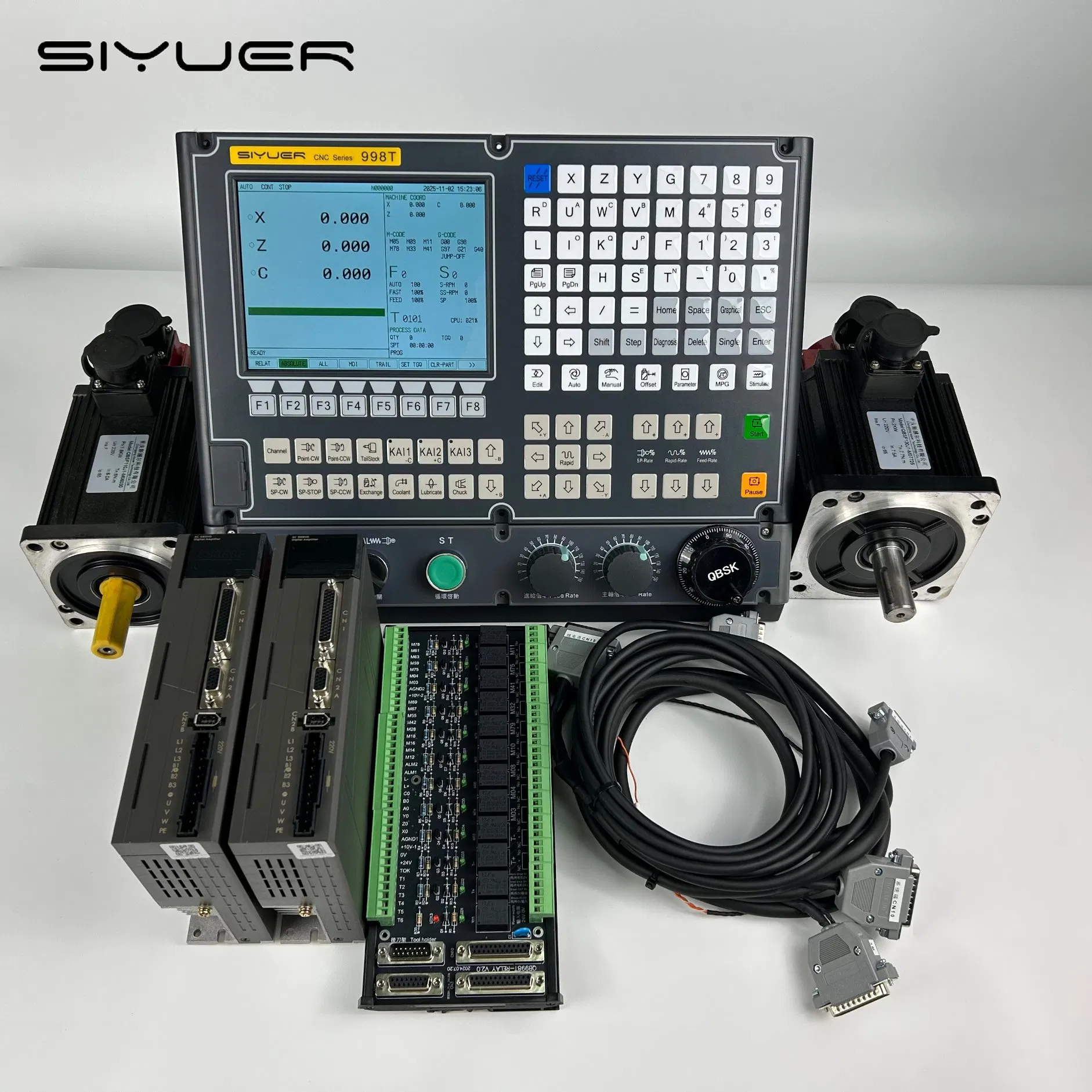 Advanced CNC Lathe Control System with Ethercat and High-Speed Turning Capabilities for Industrial Use