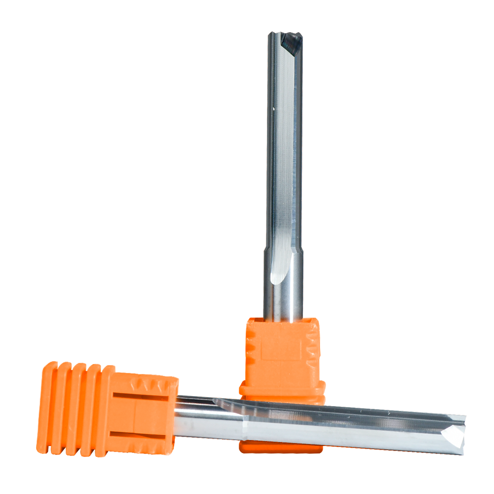 CNC Woodworking Router Bit - 3.175/4mm Double Flute Straight Groove Cutter MDF Cutting Tool