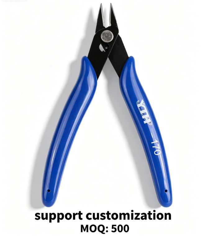 YTH 170 5 Inch Precision Flush Cutters Stainless Steel Wire Cutting Pliers For Soft Copper Wire Plastic Jewelry Making Model DIY