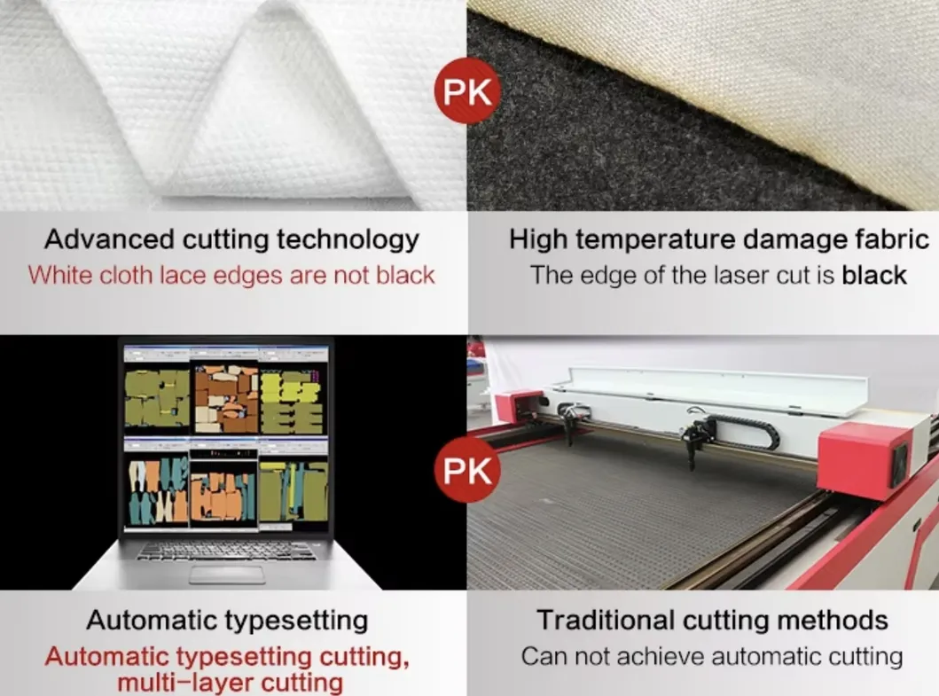 Laser cutting vs knife cutting comparison 1