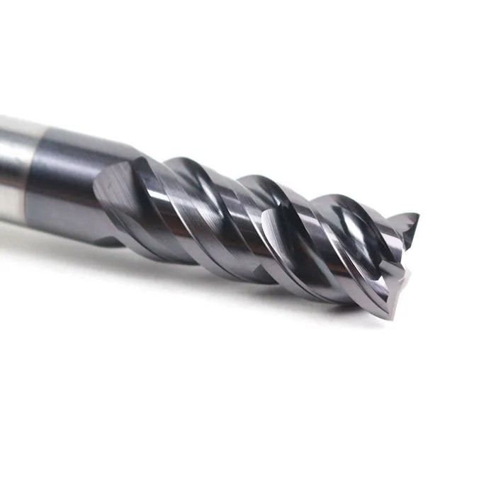 Hard Alloy Four-edge Milling Cutter. Sharp Cutting Edge, Resistant to High Temperatures and Wear. Made in China.