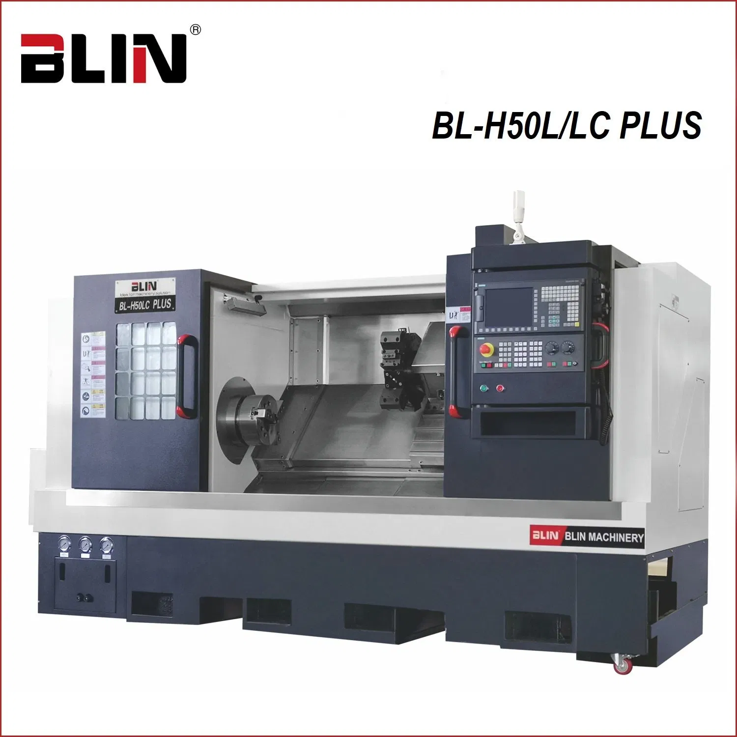 First-Rate CNC Lathe System with Tool Turret for Metal Turning (BL-H50L/LC PLUS)