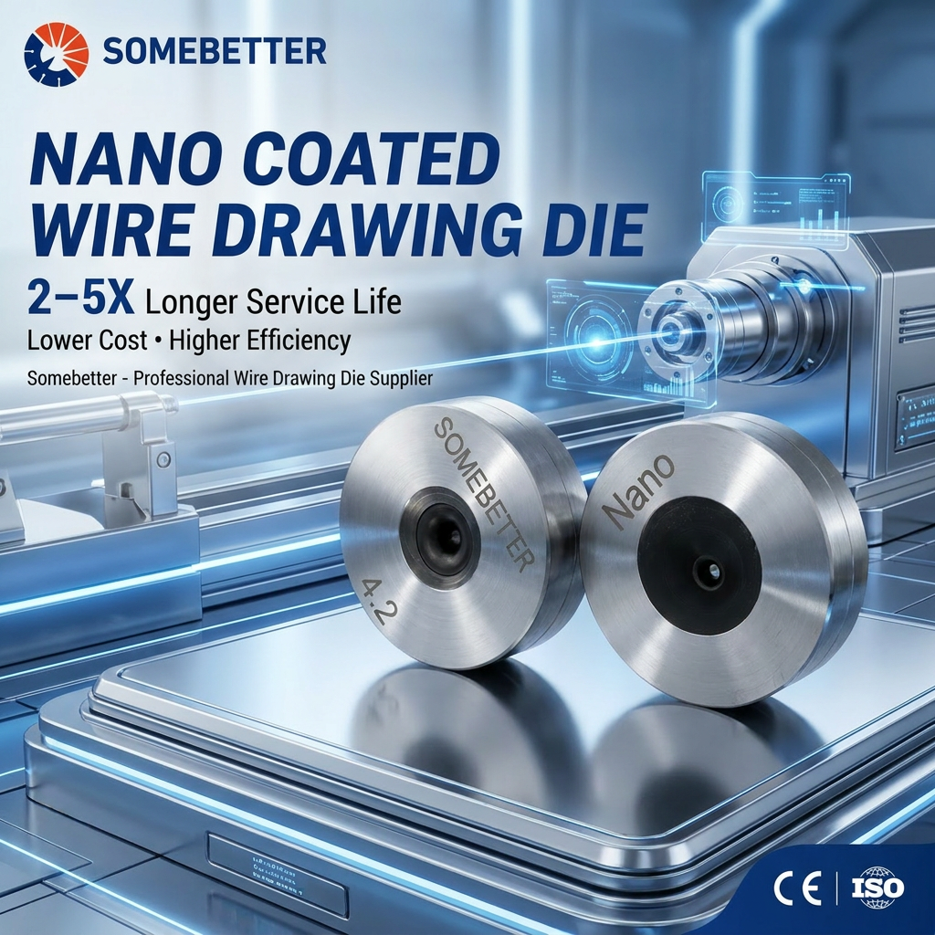 Nano Coating Carbide Wire Drawing Die Tungsten Carbide Drawing Die For Metal Wire Manufacturing
