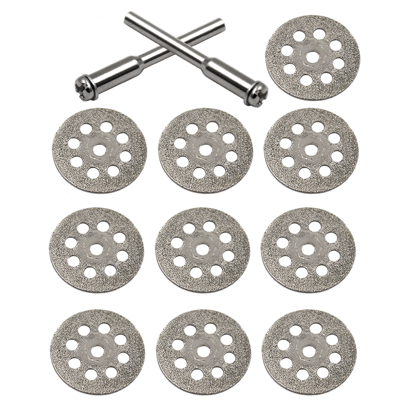 LUBY Industrial Mini Cutting Disc Tool Rotary Accessories Diamond Grinding Wheel Abrasive Dual Sided Edge Coated 22mm OEM for