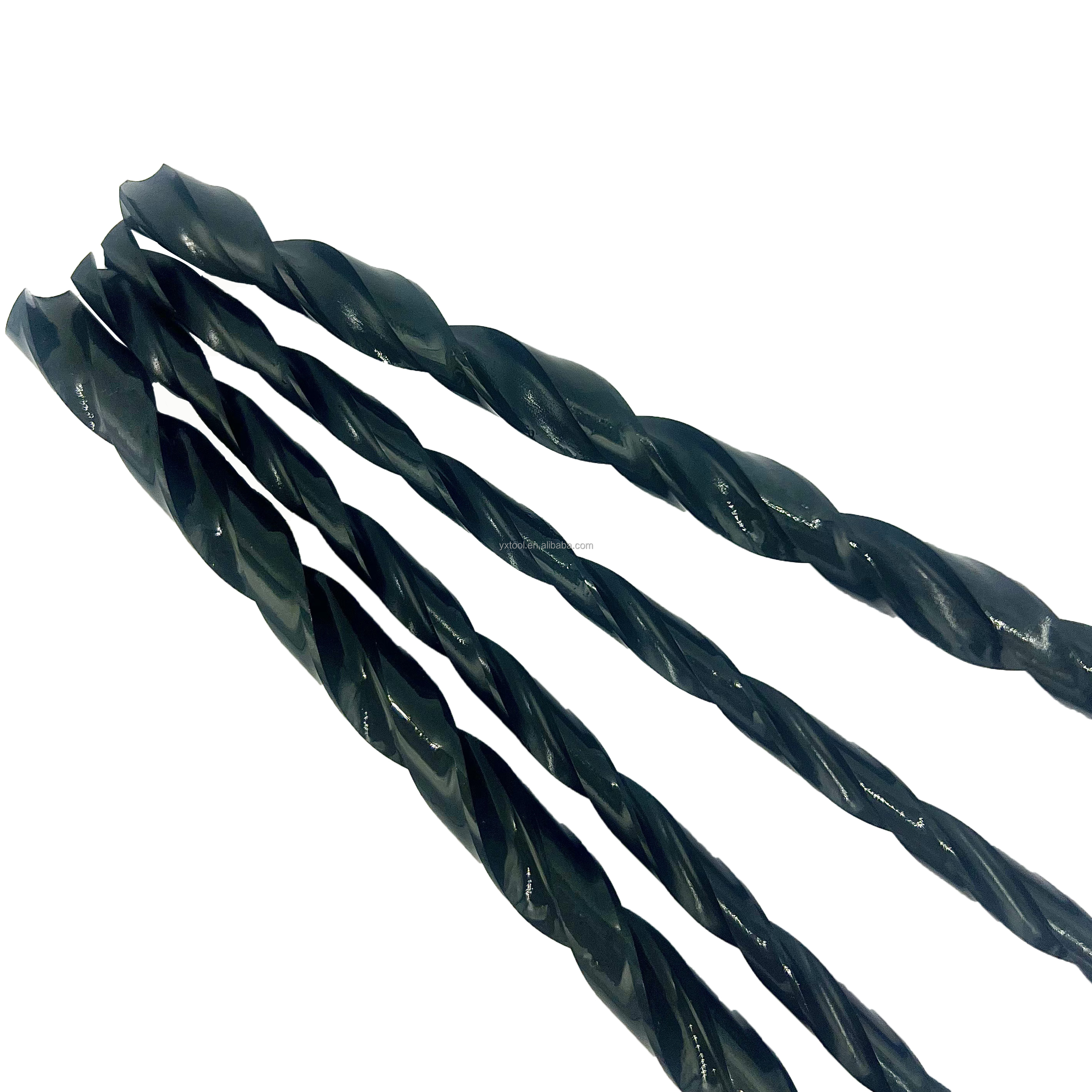 Long Series Fully Ground Drilling Bit Deep Hole Drilling HSS 6542 Black Oxide 300mm Long Drill Bits