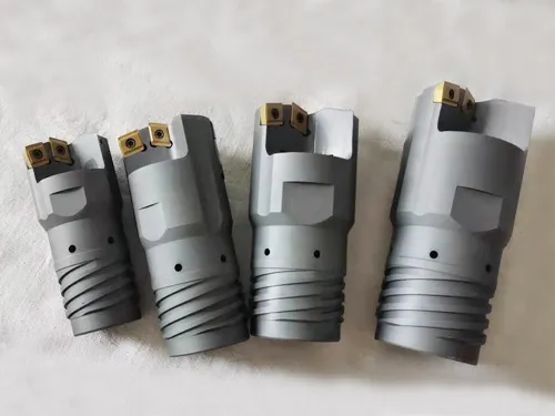 34mm Deep Hole Drilling Tools Ejector System - Drill Head Close Up