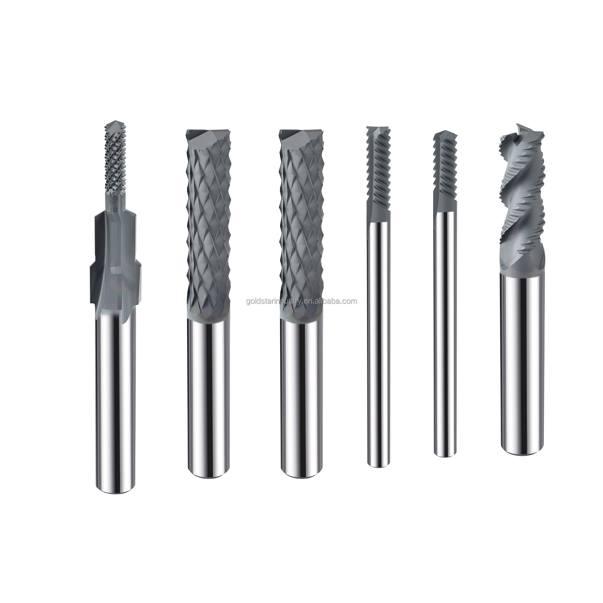 CVD Diamond coated solid carbide endmills