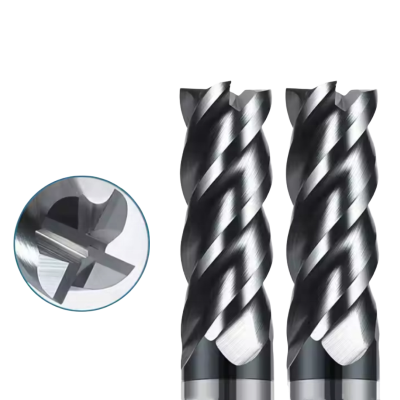 Alloy Carbide End Mill For Steel 4 Flutes Tungsten Carbide Milling Cutter With Coating Cnc Machine Tool Cutting Tools