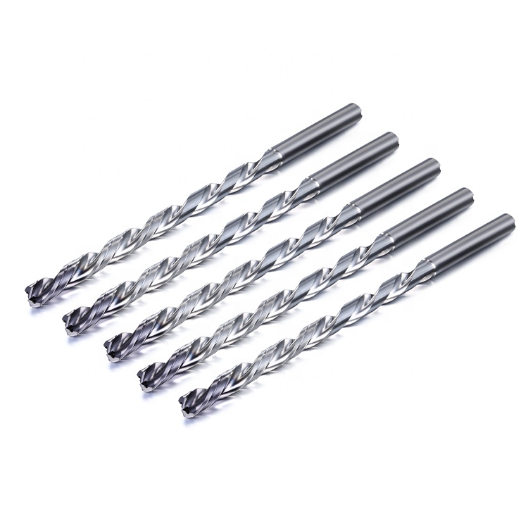 CNC Carbide Deep Hole Drills Drill Diameter 10.1mm-12mm Internal Cooling Feature Machine Tools Specific Drill Bits for Steel