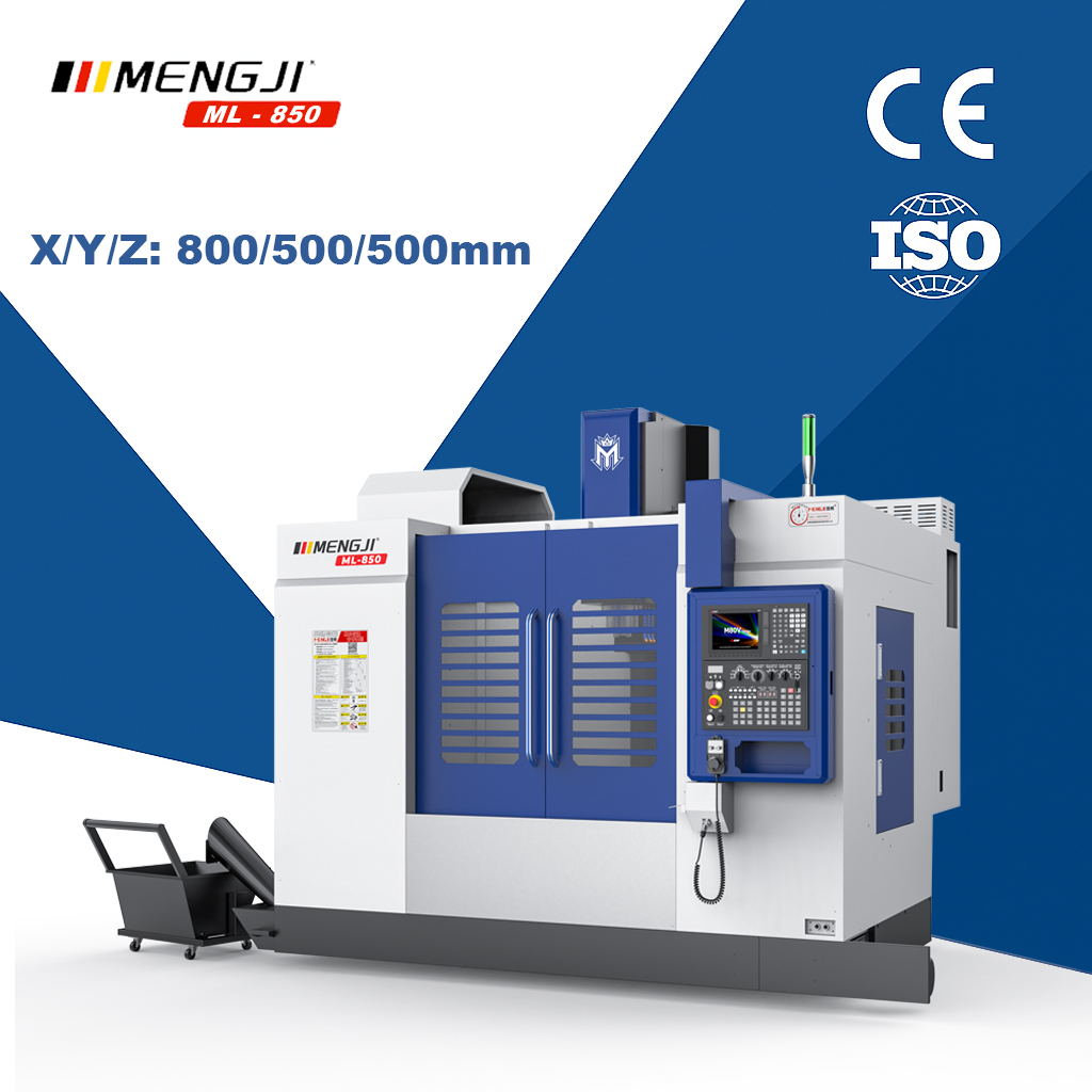 ML-850 Vertical CNC Machining Center High Precision Linear Guideways 3 Axis Control Efficient Mold Metal Cutting Drilling