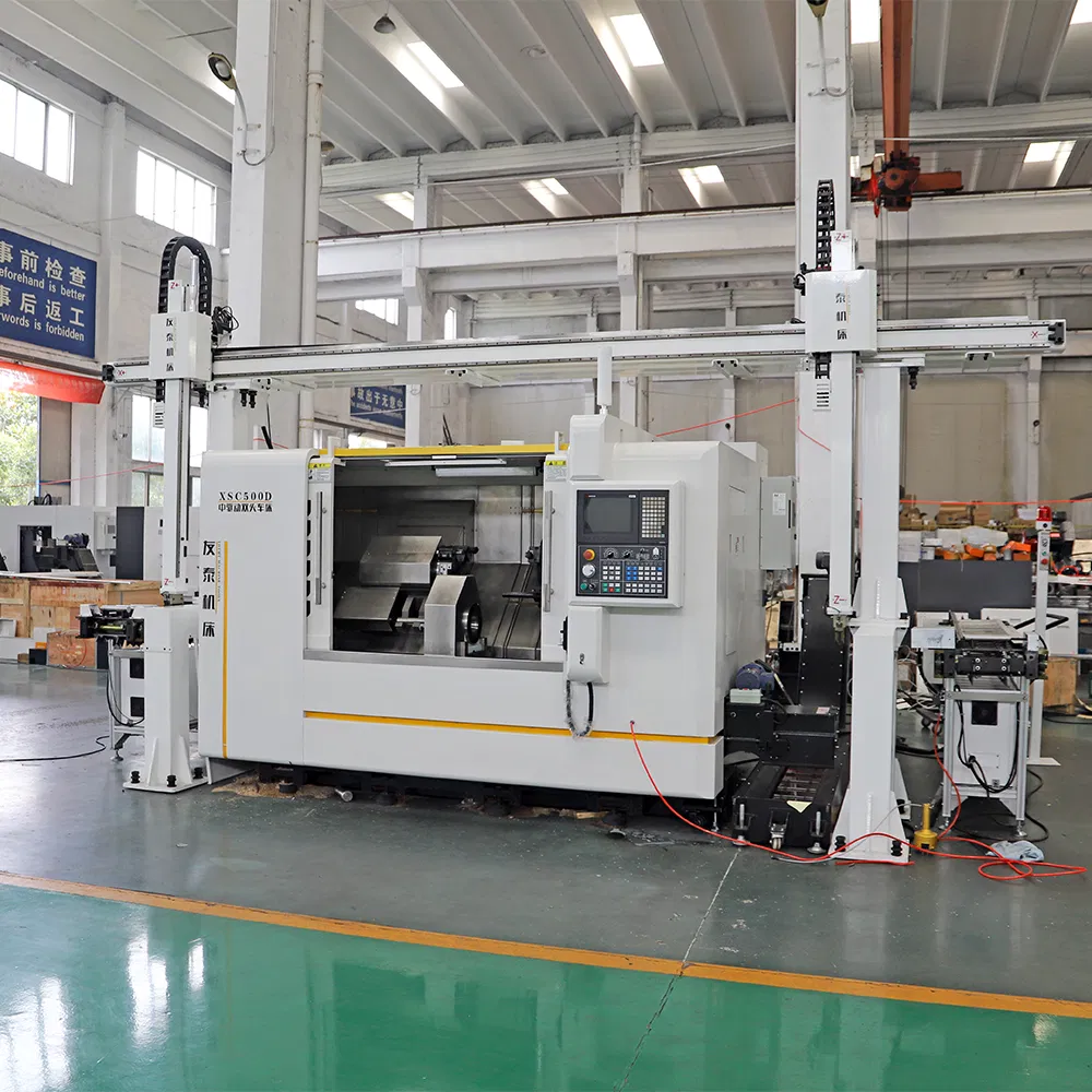Advanced Double Turret CNC System for Precision Engineering Parts