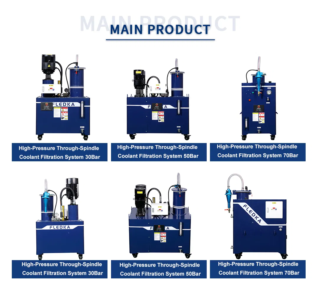 Strong Output Coolant System for Efficient Cutting Fluid Filtration