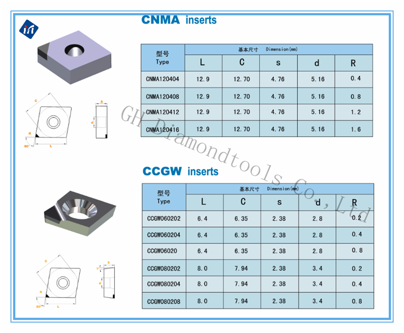 CNC PCD Tool Drawing Specifications 2