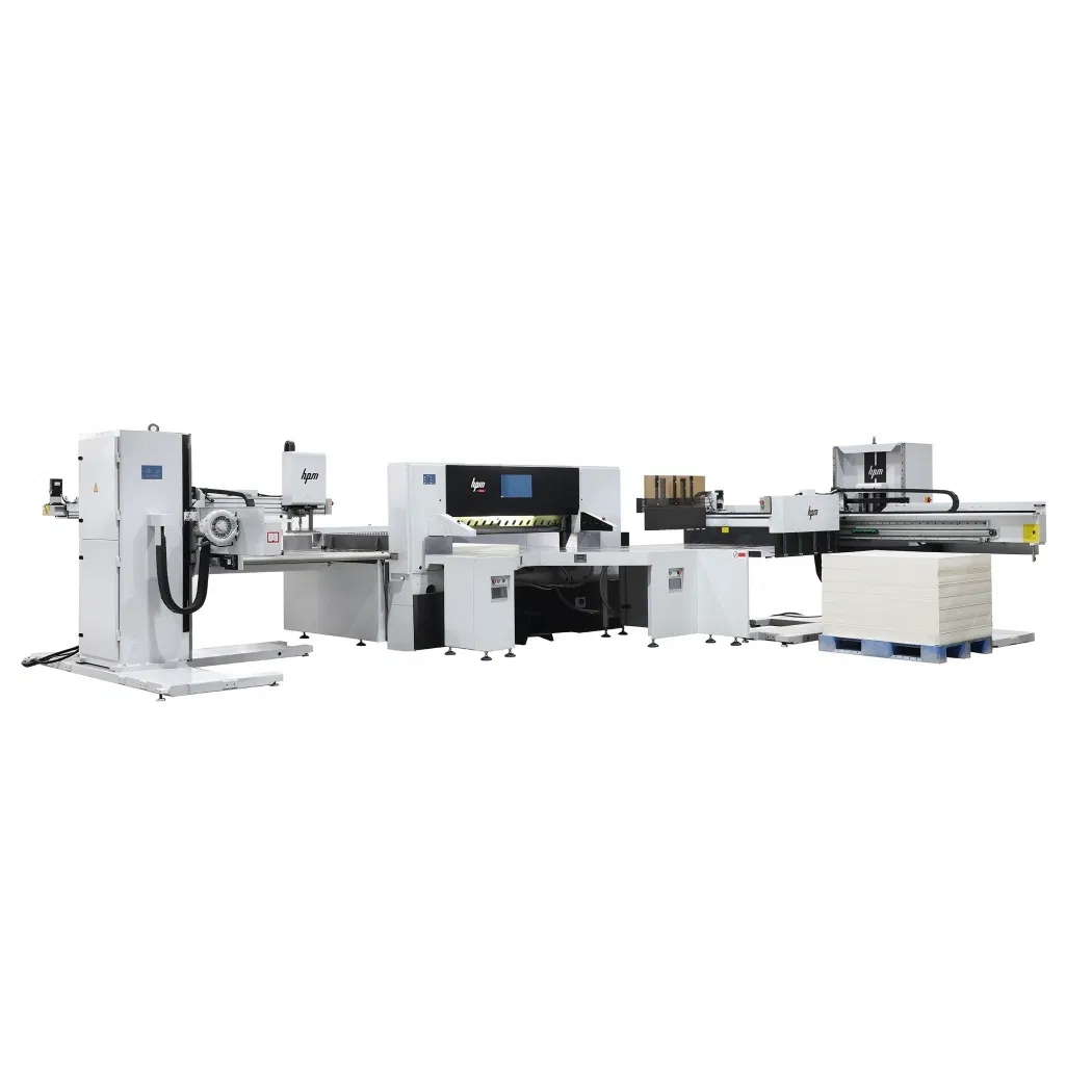 High Precision Automatic Guillotine Line Heavy Duty Advanced Paper Cutting System