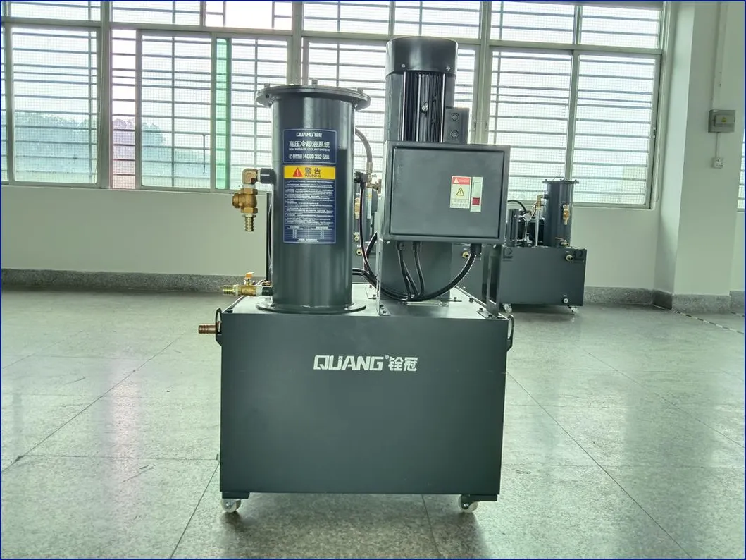High Pressure Coolant System Purge Coolant Filtration System for Precision Turning Milling