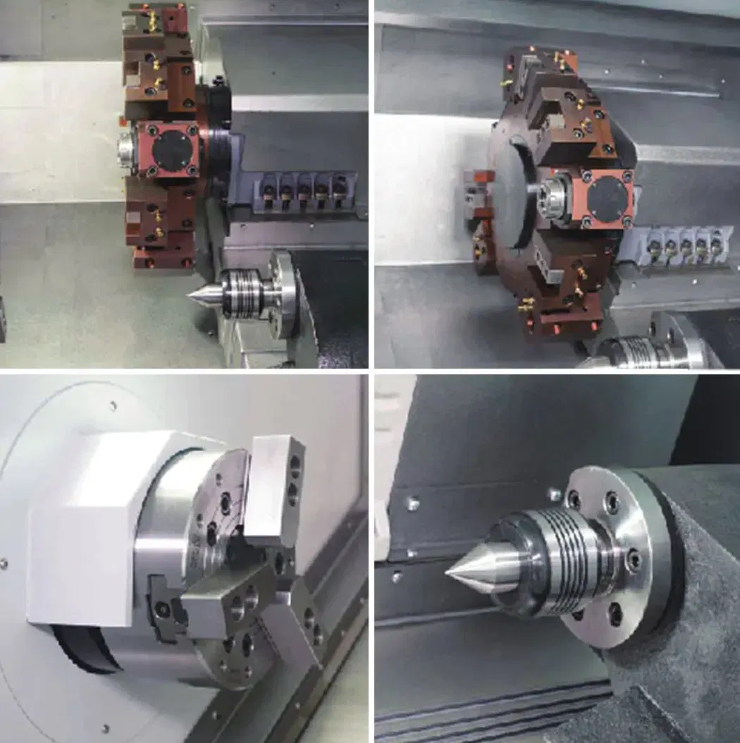 Industrial CNC Lathe Machine Featuring Taiwan Syntec Control System for Precision