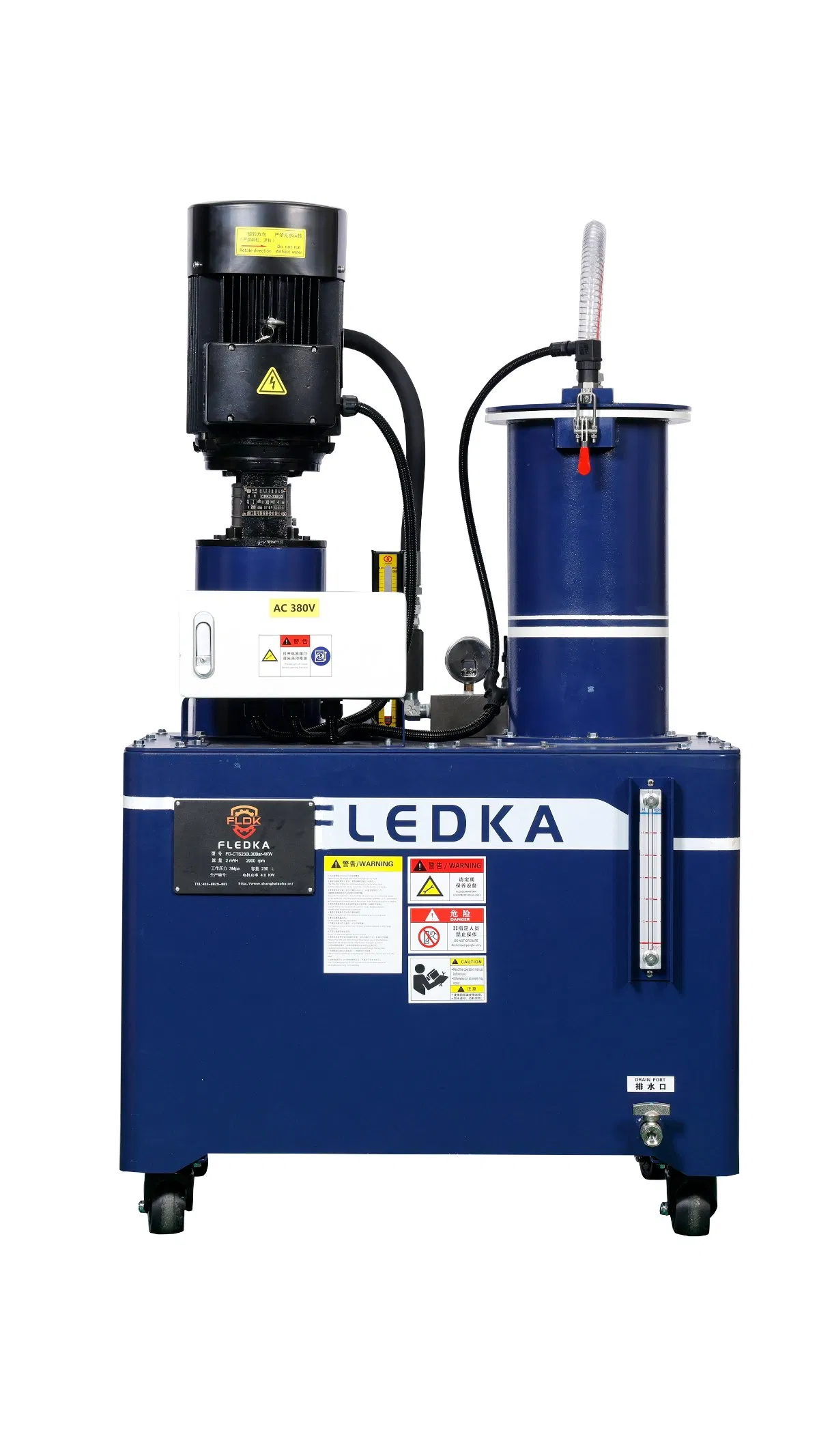 CNC Spindle Fldka 30bar High Pressure Through Spindle Coolant Cutting Fluid Filtration System for Supporting High Performance Cutting Tools