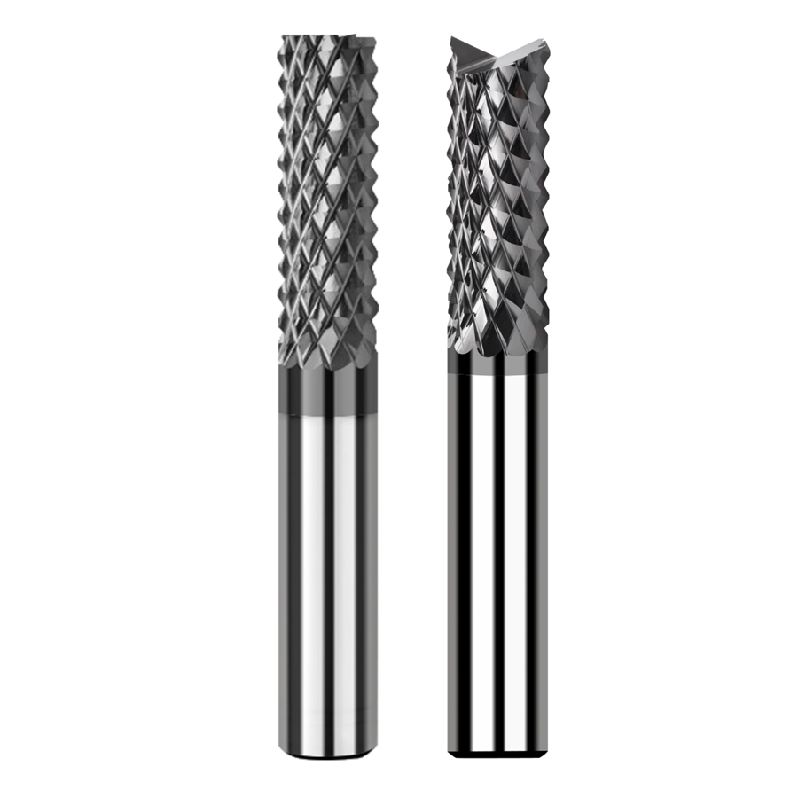 Customized Diamond Coated End Mills 1mm Carbon Fiber Cnc Cutter Diamond End Mill Cutter for Carbon Fiber