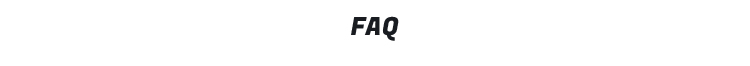 FAQ Header Banner