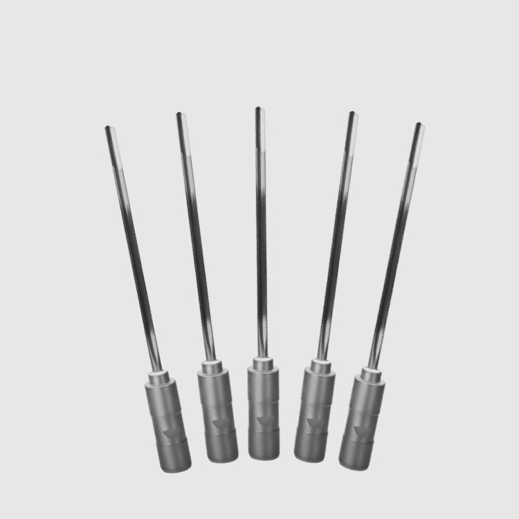 High Performance H13 Alloy Tool Steel Gun Drill Deep Hole Drill Bit Self-Centering Point High Temp AlTiN Coating for Machining